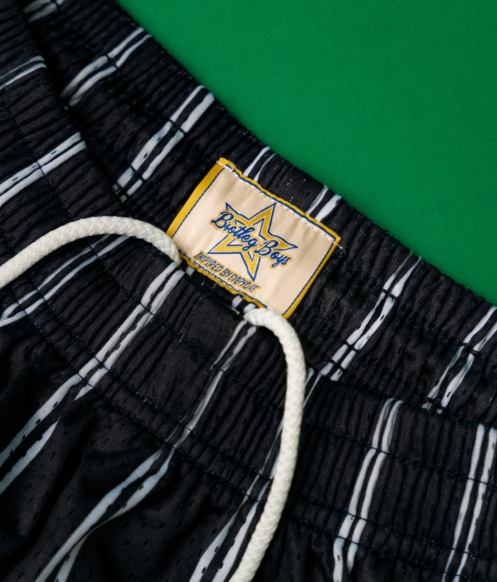 TAMPA BAY DEVIL RAYS PINSTRIPED MESH SHORT