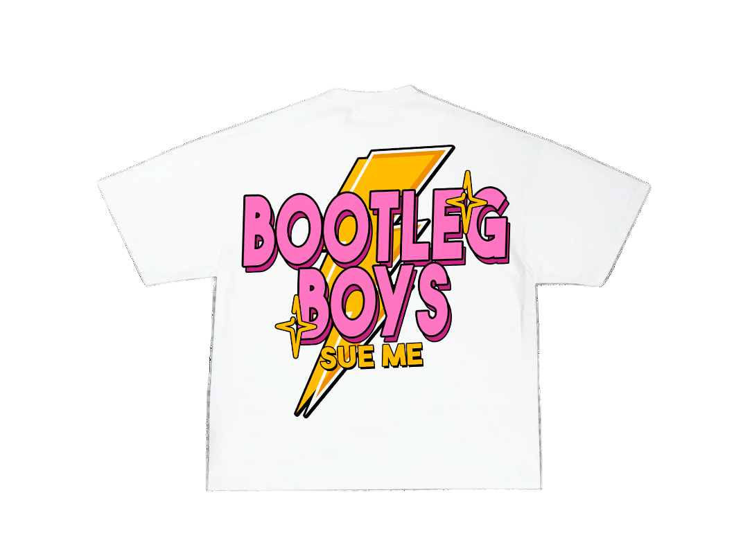 Bootleg Boys Sue Me Tee (Pink)