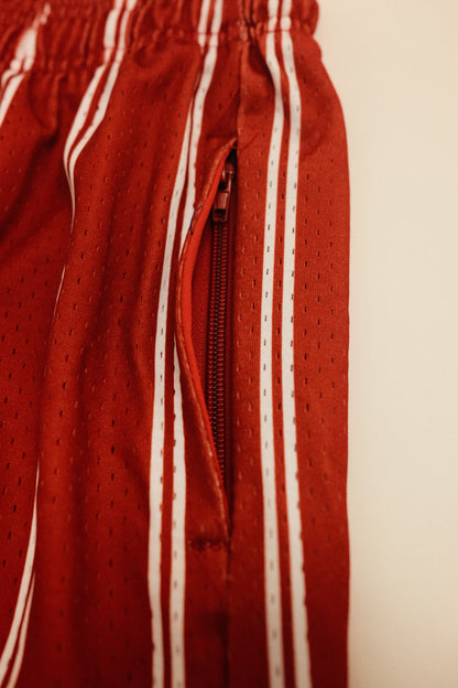 Devil Rays Pinstripe mesh shorts