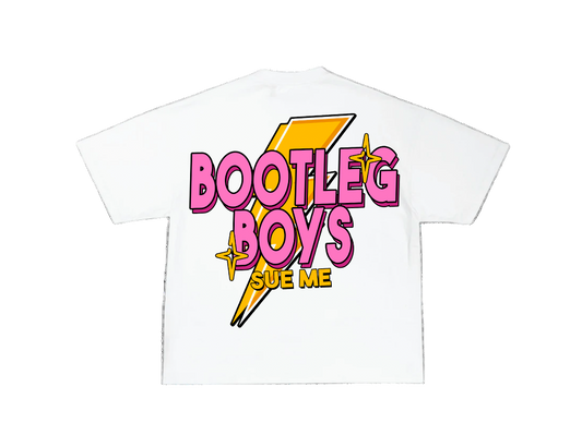 Bootleg Boys Sue Me Tee (Pink)