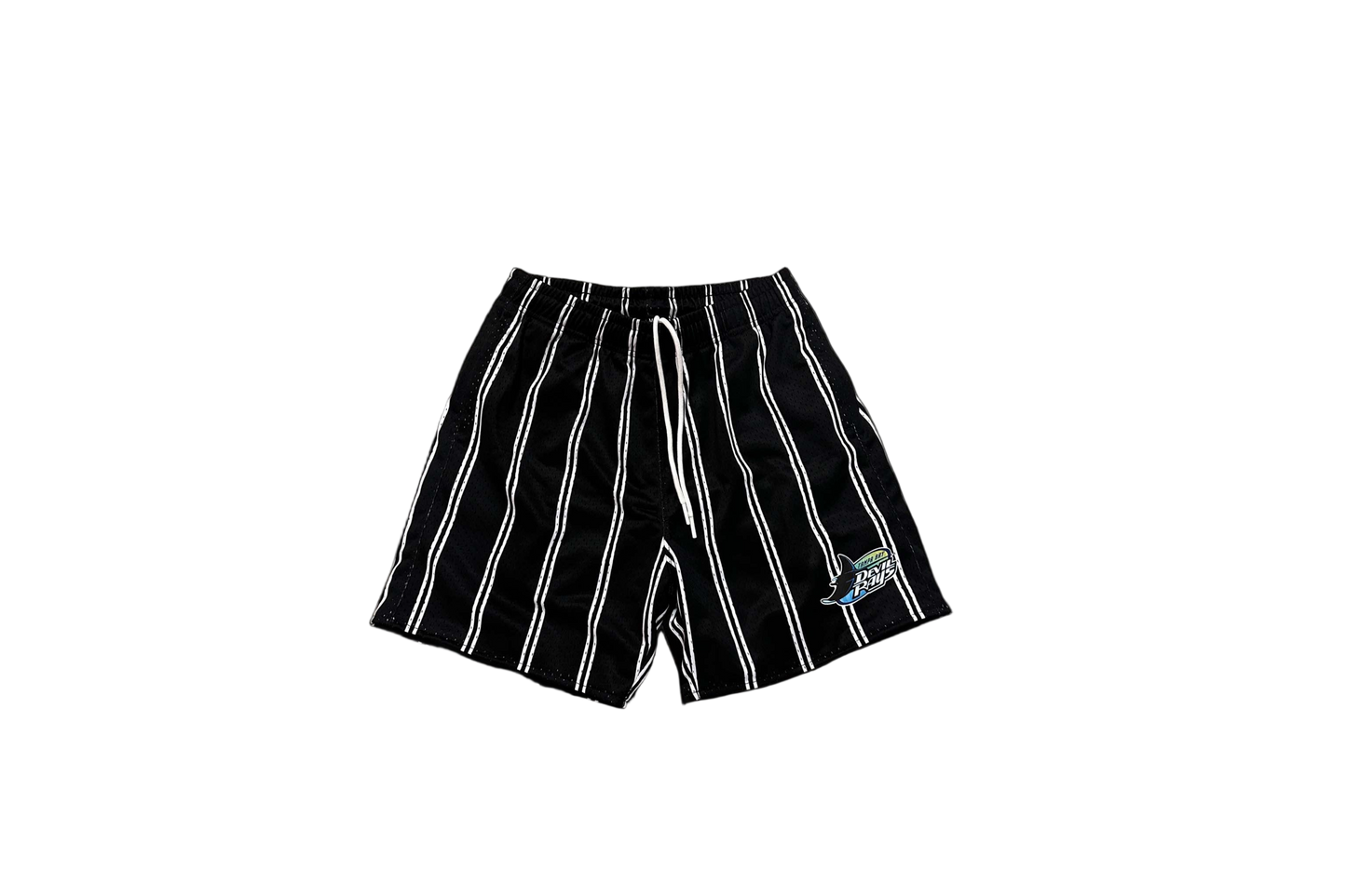 Devil Rays Pinstripe mesh shorts