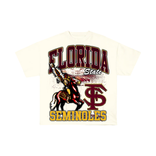 Florida State Seminoles Cream Tee