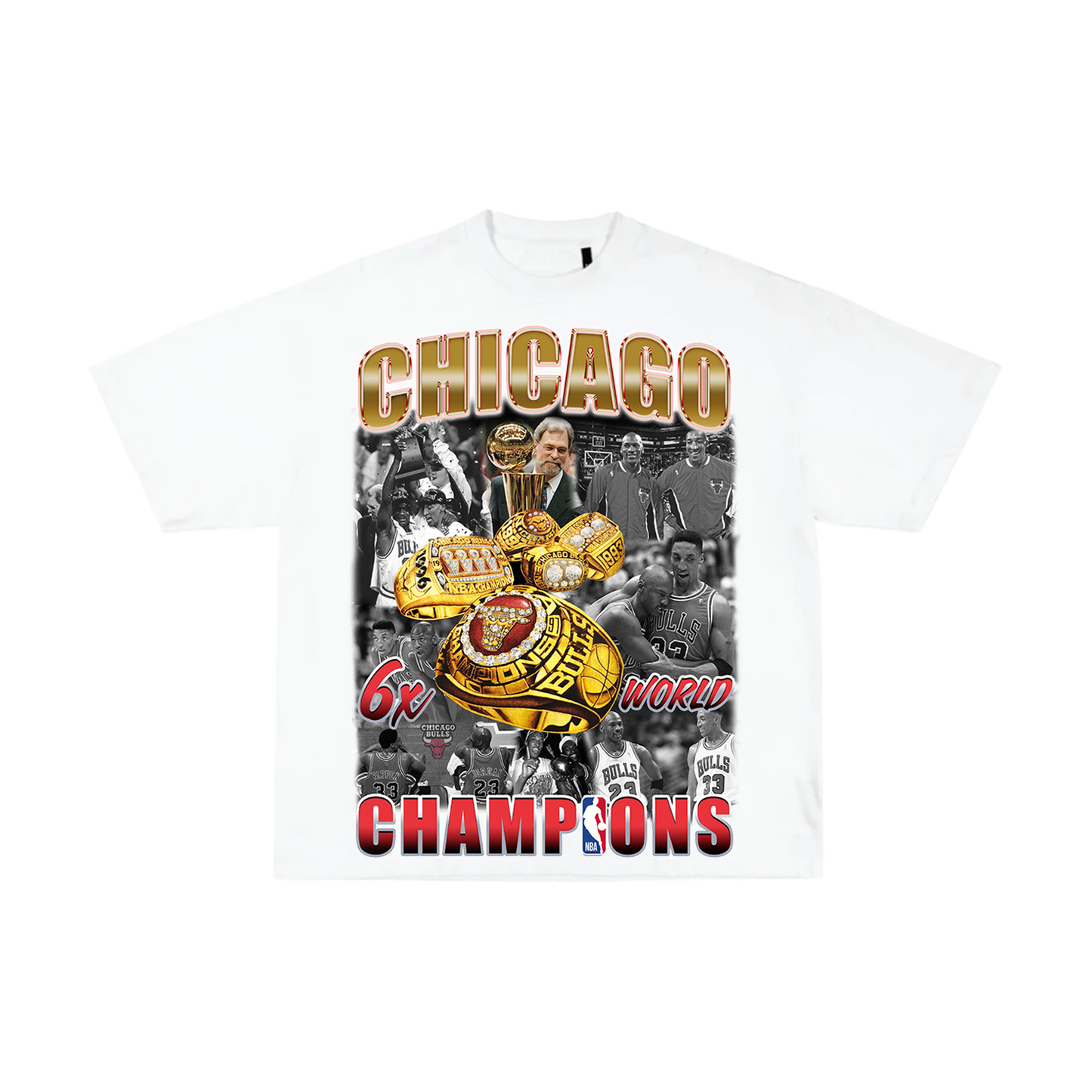 BULLS 6X FINAL TEE