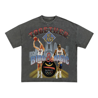 Bird Vs Magic Team USA 92’ Tee
