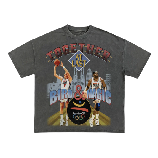 Bird Vs Magic Team USA 92’ Tee