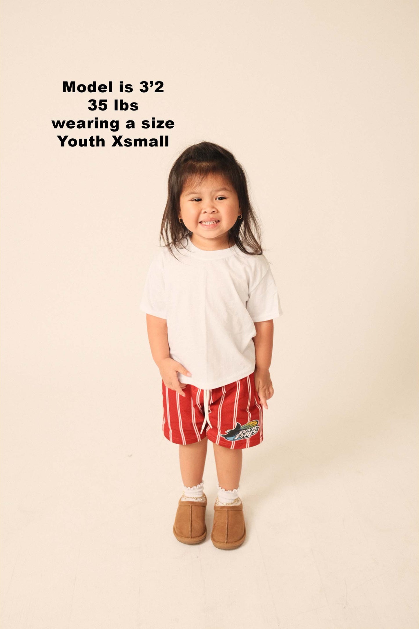 Devil Rays Pinstripe mesh shorts